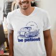 Please Be Patient With Me I'm From The 1900s Vintage Car Men's V-Neck T-Shirt