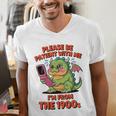 Please Be Patient I'm From The 1900s Vintage Men Women Premium Tri-Blend Men's V-Neck T-Shirt