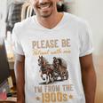Please Be Patient With Mee I'm From The 1900s Minimalist Premium Men's V-Neck T-Shirt Please Be Patient With Mee I'm From The 1900s Minimalist Premium Men's V-Neck T-Shirt
