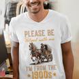 Please Be Patient With Mee I'm From The 1900s Premium Men's V-Neck T-Shirt