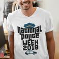 Police Officer National Week T-Shirt Graduation 2018 Men's V-Neck T-Shirt