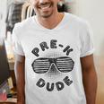 Pre-K Dude Shirt Boy Girl Graduation Back To School Men's V-Neck T-Shirt