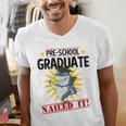 Pre K Nailed It Shirt 2019 Shark Graduation TShirt Men's V-Neck T-Shirt