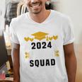 Prom Squad 2024 High School Graduation Party Premium Men's V-Neck T-Shirt