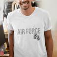 Proud Air Force Wife Air Force Graduation USAF Wife Men's V-Neck T-Shirt