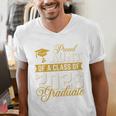 Proud Aunt Of A Class Of 2026 Graduate Senior Graduation 26 Men's V-Neck T-Shirt