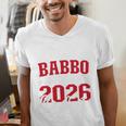Proud Babbo Of a Class Of 2026 Graduate For Graduation Men's V-Neck T-Shirt