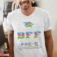 Proud Bff Of PreK School Graduate 2024 Graduation Bff Premium Men's V-Neck T-Shirt