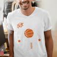 Proud Mom Of a Basketball Senior Class Of 2026 Graduation Men's V-Neck T-Shirt