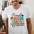 Proud Mom Class Of 2025 Kindergarten Graduate Graduation Men's V-Neck T-Shirt