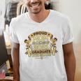 Proud Mom Graduation Of 8th Grade Graduate Men's V-Neck T-Shirt