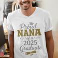 Proud Nana Of a 2025 Graduate Senior Graduation Women Premium Tri-Blend Men's V-Neck T-Shirt