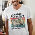 Retro Cassette Case 70s Vintage Music Analog Nostalgia Men's V-Neck T-Shirt