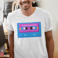 Retro Cassette Tape Tee 90s Nostalgia Aesthetic Men's V-Neck T-Shirt Retro Cassette Tape Tee 90s Nostalgia Aesthetic Men's V-Neck T-Shirt