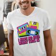Retro Cassette Vintage 80s Nostalgia Men's V-Neck T-Shirt