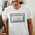 Retro Computer Screen I'm From The 1900s Birthday Raglan Baseball Tee Men's V-Neck T-Shirt Retro Computer Screen I'm From The 1900s Birthday Raglan Baseball Tee Men's V-Neck T-Shirt