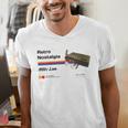 Retro Nostalgia 1980s Love Graphic Men's V-Neck T-Shirt