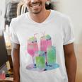 Retro Soft Drinks 80s 90s Nostalgia Cute Anime Aesthetic Tee Men's V-Neck T-Shirt