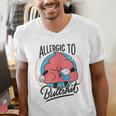 Retro Toon Introvert Sarcasm Anti-Social Nihilism Men's V-Neck T-Shirt