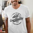 Saying Grandpa I Have Two Titles Dad & Granddaddy Men's V-Neck T-Shirt
