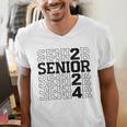 Senior 2024 Class Of 2024 Graduation 2024 Women Boy Girl Men's V-Neck T-Shirt