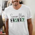 Senior 2027 Soccer Mom Final Season Class Of 2027 Graduation Men's V-Neck T-Shirt