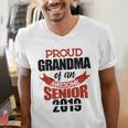 Senior Class Of 2019 Tshirt Graduation Awesome Grandma Men's V-Neck T-Shirt