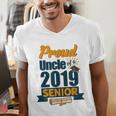 Senior Class Of 2019 Tshirt Graduation School Students Uncle Men's V-Neck T-Shirt