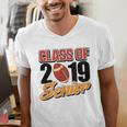 Senior Class Of 2019 Tshirt Graduation Students Football Men's V-Neck T-Shirt