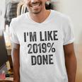 Senior Class 2019 Shirt High School College Graduation Men's V-Neck T-Shirt