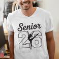 Senior Dance Mom Class Of 2026 Dancer Daughter Graduation Men's V-Neck T-Shirt