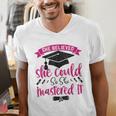 She Believed She Could So She Mastered It Graduation Men's V-Neck T-Shirt
