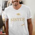 My Sister Did It Proud Class Senior Graduate Graduation Men's V-Neck T-Shirt