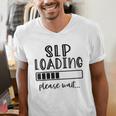 Speech Pathologist Loading 2021 Graduation Speech Therapist Men's V-Neck T-Shirt