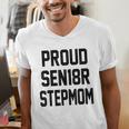 Stepmom Stepmother SEN18R Grad Senior Graduation Party Shirt Men's V-Neck T-Shirt