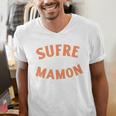 Another Sufre Mamon 80's Spanish Nostalgia Premium Tri-Blend Men's V-Neck T-Shirt