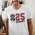 Swimming Senior Night Swimming Senior 2025 Graduation 59 Men's V-Neck T-Shirt