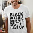 Taekwondo Belt Club Graduation Men's V-Neck T-Shirt