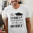 The Tassel Was Worth The Hassle Shirt Graduation TShirt Men's V-Neck T-Shirt