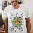 TMNT Michelangelo Dad Fuel Men's V-Neck T-Shirt
