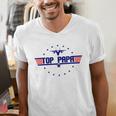 Top Papa Fathers Day Birthday For Men Dad Daddy Grandpa Men's V-Neck T-Shirt Top Papa Fathers Day Birthday For Men Dad Daddy Grandpa Men's V-Neck T-Shirt