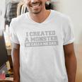 Tshirt For Dad From Son First 1st Time Father's Day Men's V-Neck T-Shirt