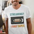 VHS Cassette Tape Retro 80s 90s Nostalgia Premium Men's V-Neck T-Shirt