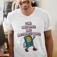 I Like Video Games Dogs And Maybe 3 People Gamer Introvert Raglan Baseball Tee Men's V-Neck T-Shirt I Like Video Games Dogs And Maybe 3 People Gamer Introvert Raglan Baseball Tee Men's V-Neck T-Shirt