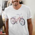 Vintage Bicycle With Playing Cards Nostalgia Premium Tri-Blend Men's V-Neck T-Shirt Vintage Bicycle With Playing Cards Nostalgia Premium Tri-Blend Men's V-Neck T-Shirt