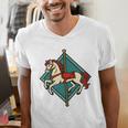 Vintage Carousel Horse Merry Go Round Nostalgia Art Premium Men's V-Neck T-Shirt Vintage Carousel Horse Merry Go Round Nostalgia Art Premium Men's V-Neck T-Shirt