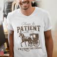 Vintage Please Be Patient With Me I'm From The 1900s On Back Men's V-Neck T-Shirt Vintage Please Be Patient With Me I'm From The 1900s On Back Men's V-Neck T-Shirt