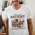 Vintage Please Be Patient With Me I'm From The 1900s Western Men's V-Neck T-Shirt