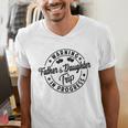 Warning Father Daughter Trip In Progress Trip With Dad Men's V-Neck T-Shirt