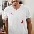 Warning Social Battery Is Low Introvert Shirt Men's V-Neck T-Shirt